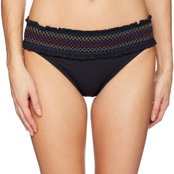 Bleu Rod Beattie Women's Smocked Band Hipster Bikini Bottom - Picture 1 of 2